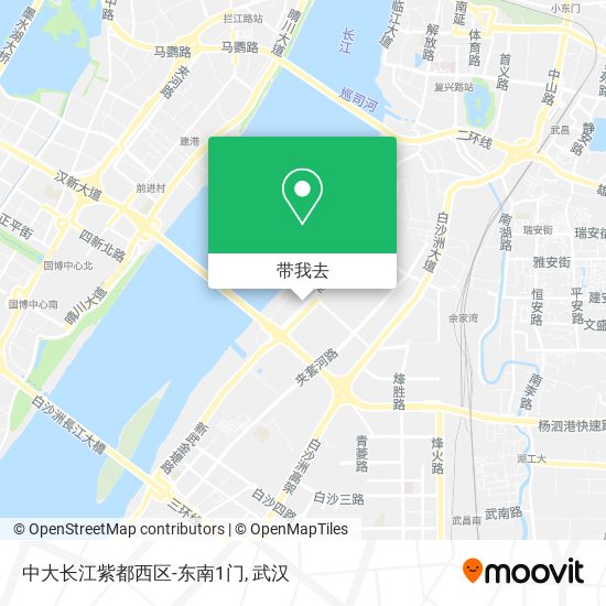 中大长江紫都西区-东南1门地图