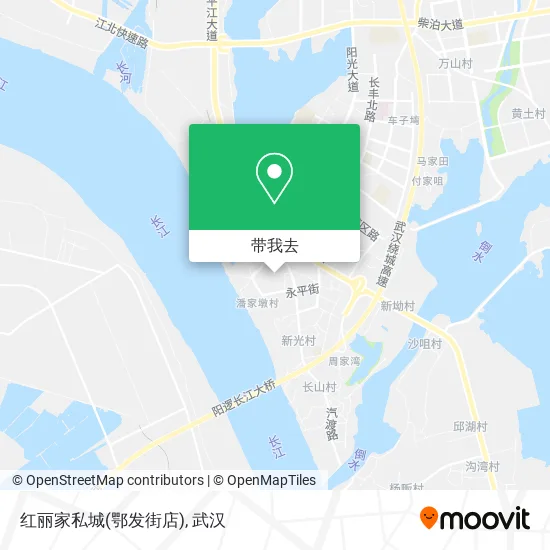 红丽家私城(鄂发街店)地图