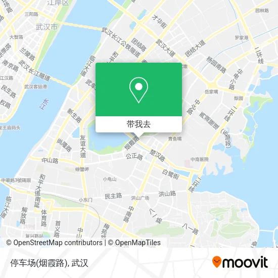停车场(烟霞路)地图