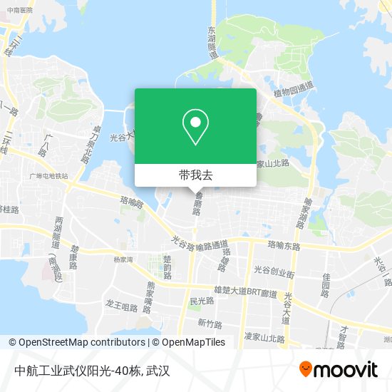 中航工业武仪阳光-40栋地图