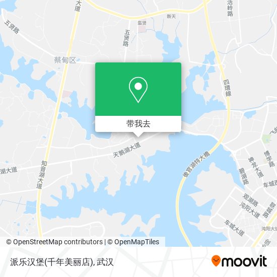 派乐汉堡(千年美丽店)地图
