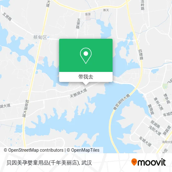贝因美孕婴童用品(千年美丽店)地图