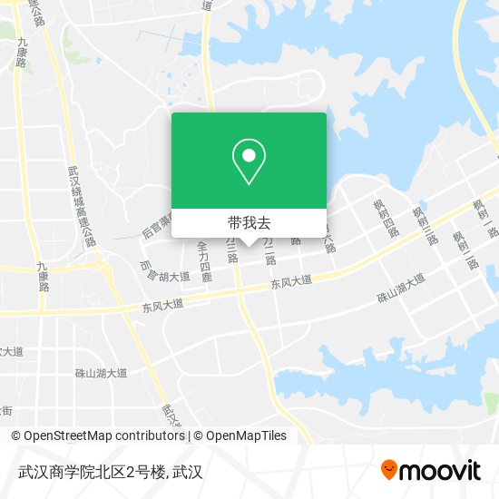 武汉商学院北区2号楼地图
