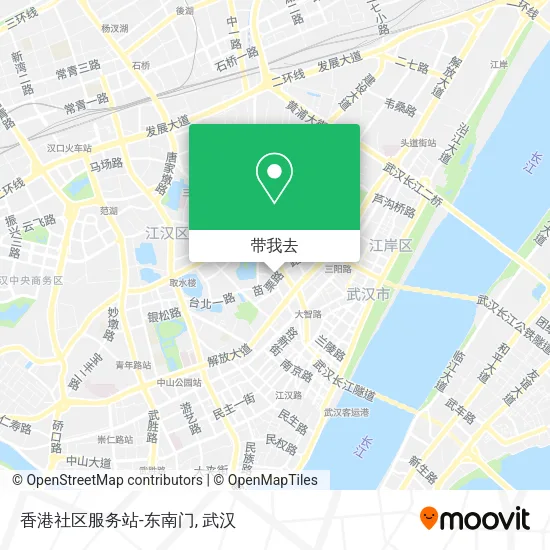 香港社区服务站-东南门地图