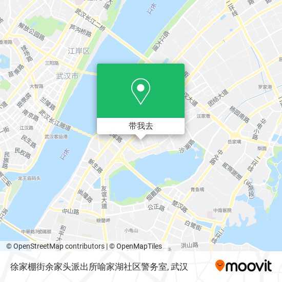 徐家棚街余家头派出所喻家湖社区警务室地图