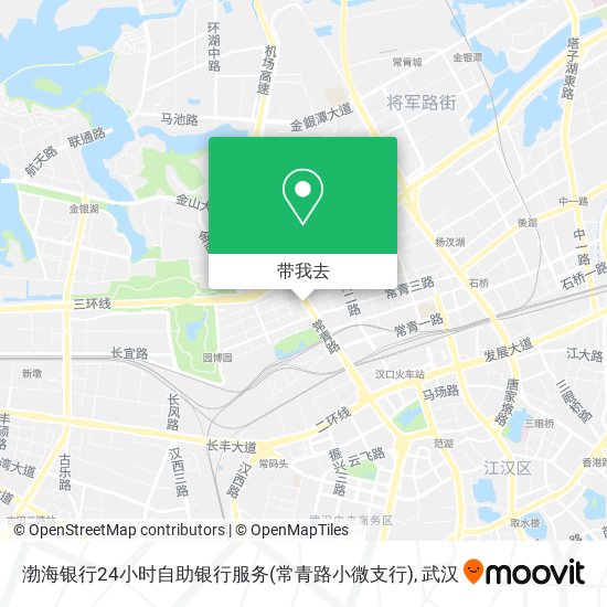 渤海银行24小时自助银行服务(常青路小微支行)地图