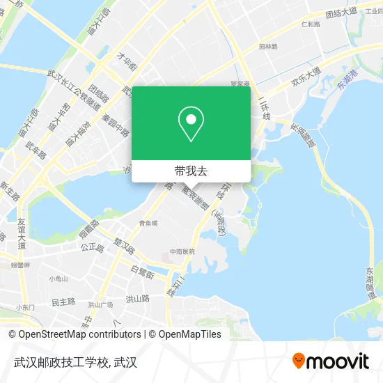 武汉邮政技工学校地图