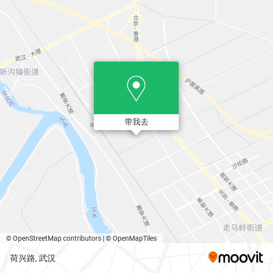 荷兴路地图