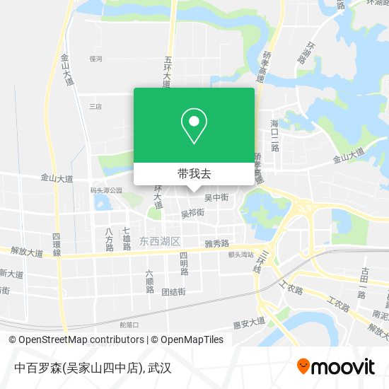 中百罗森(吴家山四中店)地图