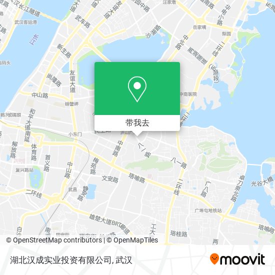 湖北汉成实业投资有限公司地图