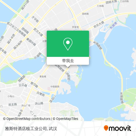 雅斯特酒店核工业公司地图