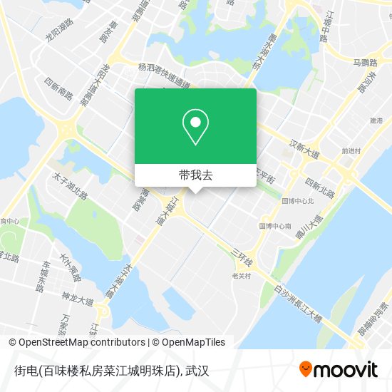 街电(百味楼私房菜江城明珠店)地图