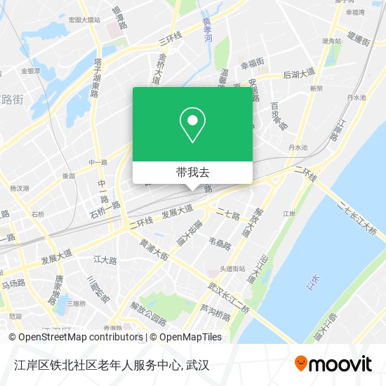 江岸区铁北社区老年人服务中心地图