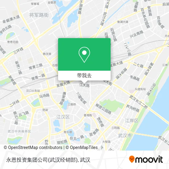 永恩投资集团公司(武汉经销部)地图