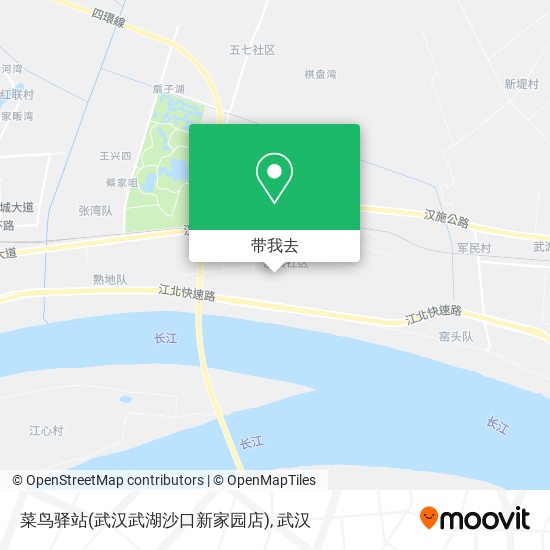 菜鸟驿站(武汉武湖沙口新家园店)地图