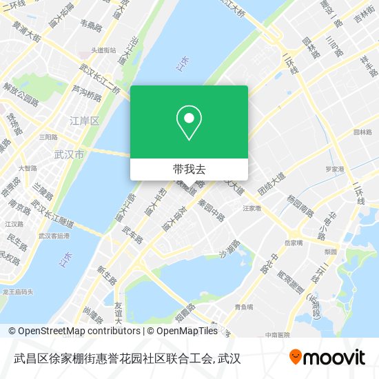 武昌区徐家棚街惠誉花园社区联合工会地图