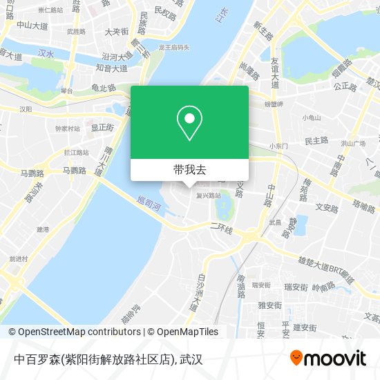 中百罗森(紫阳街解放路社区店)地图