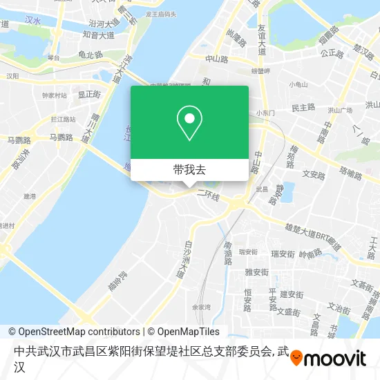 中共武汉市武昌区紫阳街保望堤社区总支部委员会地图