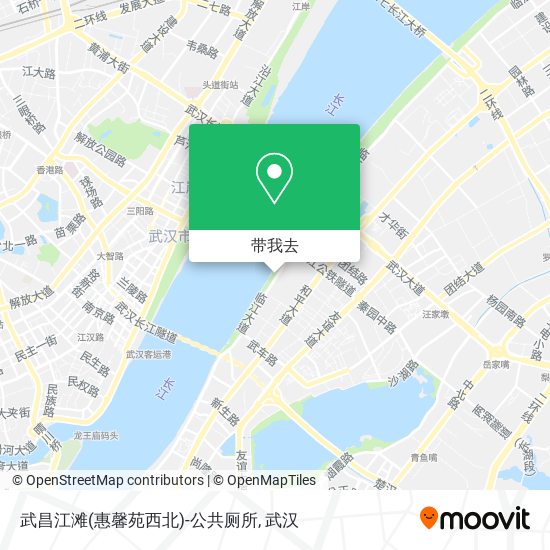 武昌江滩(惠馨苑西北)-公共厕所地图
