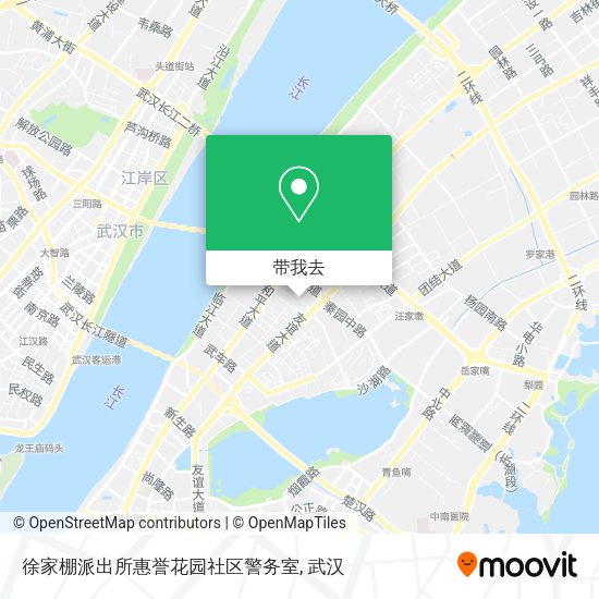 徐家棚派出所惠誉花园社区警务室地图