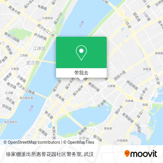 徐家棚派出所惠誉花园社区警务室地图