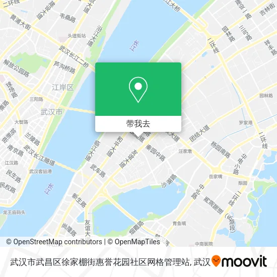 武汉市武昌区徐家棚街惠誉花园社区网格管理站地图