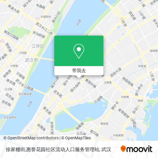 徐家棚街,惠誉花园社区流动人口服务管理站地图