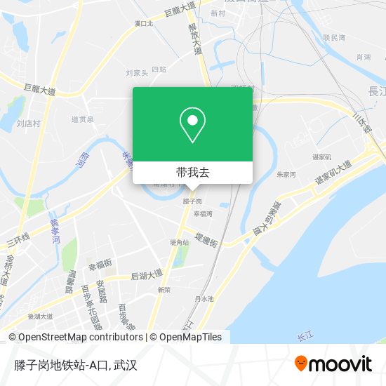 滕子岗地铁站-A口地图