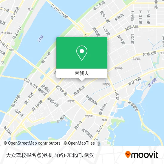 大众驾校报名点(铁机西路)-东北门地图