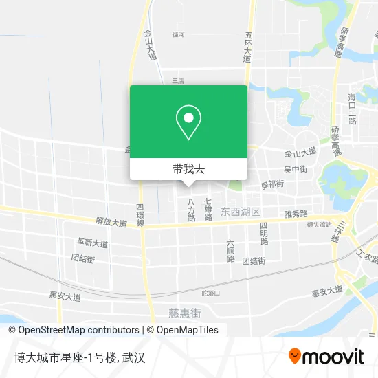 博大城市星座-1号楼地图