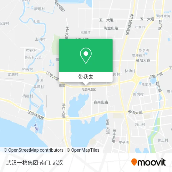 武汉一棉集团-南门地图