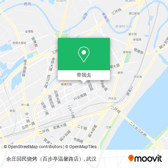 余庄回民烧烤（百步亭温馨路店）地图