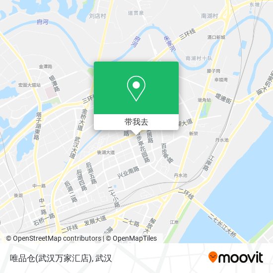 唯品仓(武汉万家汇店)地图