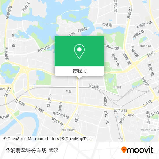 华润翡翠城-停车场地图