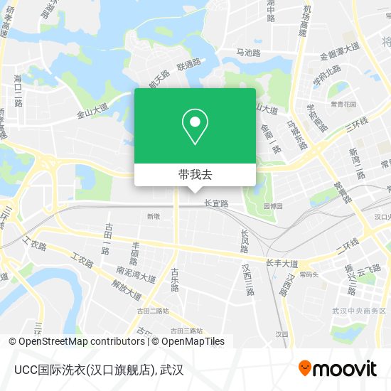 UCC国际洗衣(汉口旗舰店)地图