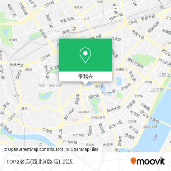 TOP2名店(西北湖路店)地图