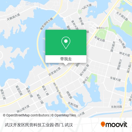 武汉开发区民营科技工业园-西门地图