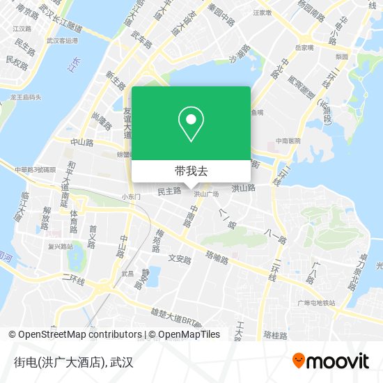街电(洪广大酒店)地图