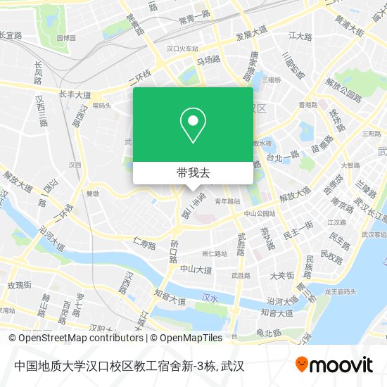 中国地质大学汉口校区教工宿舍新-3栋地图
