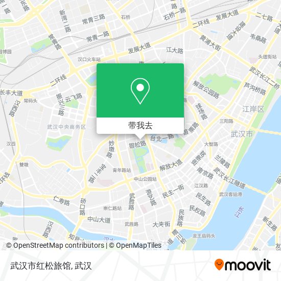 武汉市红松旅馆地图