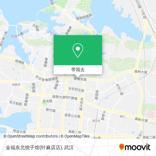 金福东北饺子馆(叶麻店店)地图