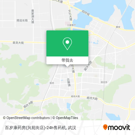 百岁康药房(兴苑街店)-24h售药机地图