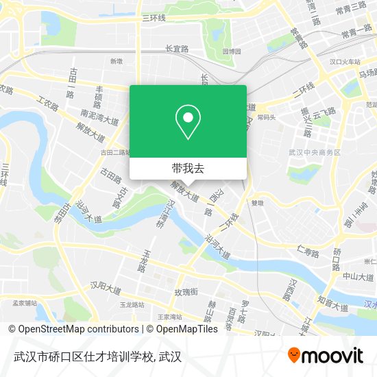 武汉市硚口区仕才培训学校地图