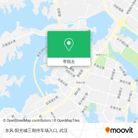 东风·阳光城三期停车场入口地图