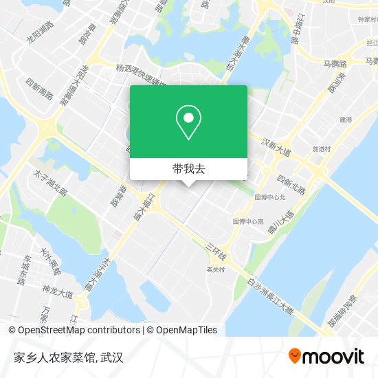 家乡人农家菜馆地图