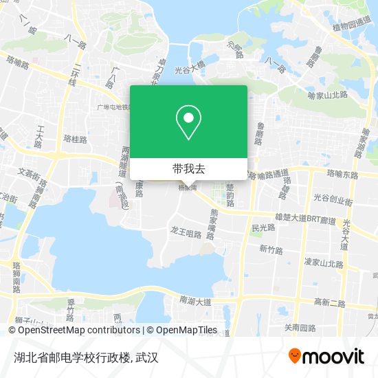 湖北省邮电学校行政楼地图
