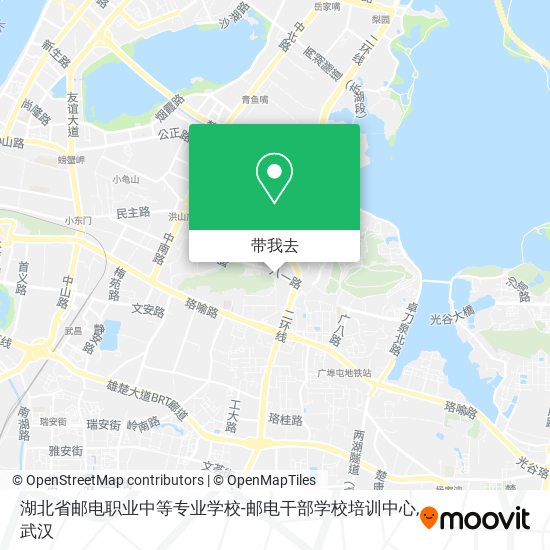 湖北省邮电职业中等专业学校-邮电干部学校培训中心地图
