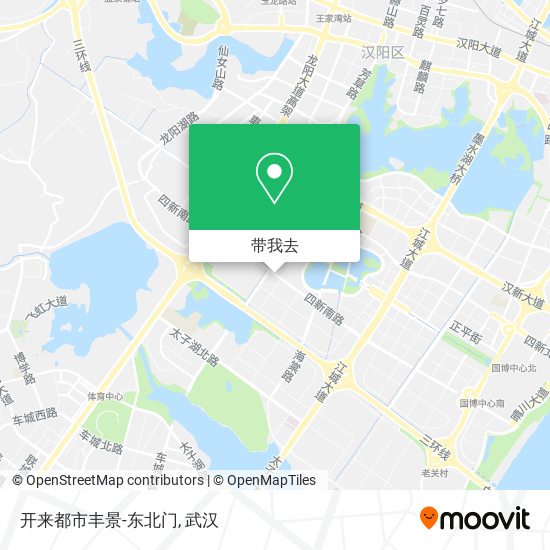 开来都市丰景-东北门地图