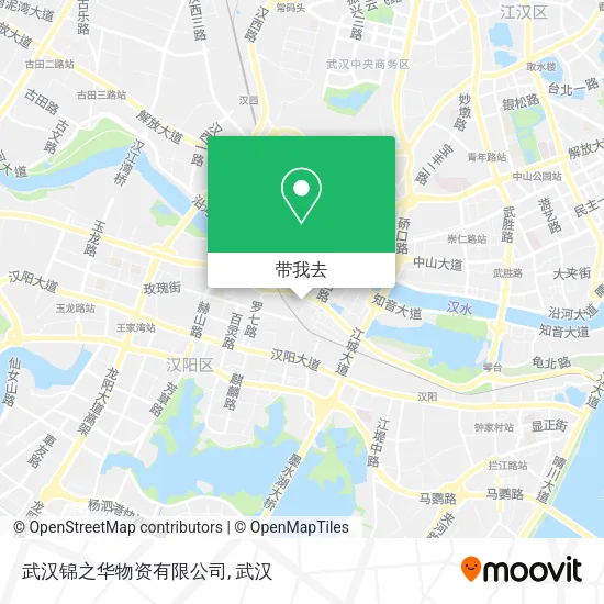 武汉锦之华物资有限公司地图