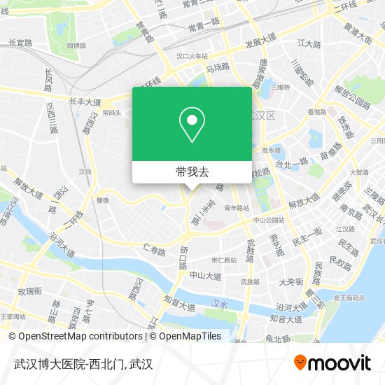 武汉博大医院-西北门地图